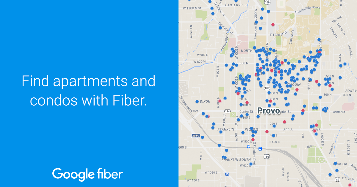 Find An Apartment With Google Fiber In Provo